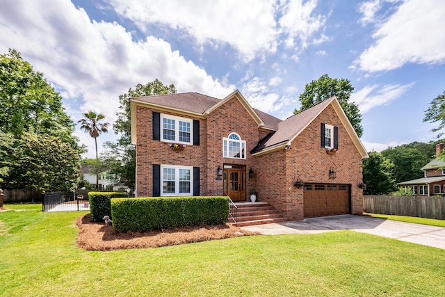 102 Six Point Ct, Goose Creek, SC 29445 - view of front facade featuring brick siding, concrete driveway, and a garage