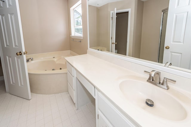 102 Six Point Ct, Goose Creek, SC 29445 - bathroom featuring a jetted tub, toilet, vanity, and tile patterned floors