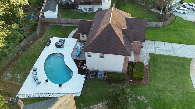 102 Six Point Ct, Goose Creek, SC 29445 - view from above of property featuring a pool