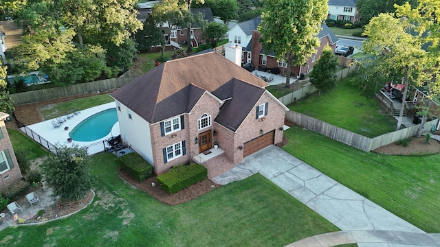 102 Six Point Ct, Goose Creek, SC 29445 - aerial perspective of suburban area with a pool area