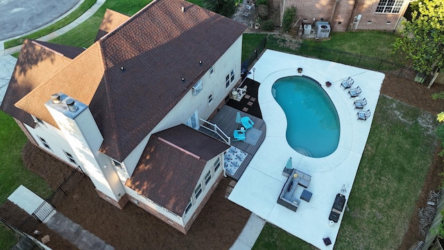 102 Six Point Ct, Goose Creek, SC 29445 - aerial view of property and surrounding area with a pool