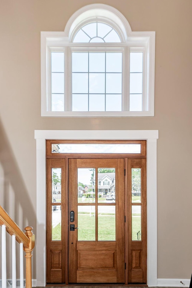 102 Six Point Ct, Goose Creek, SC 29445 - foyer entrance featuring healthy amount of natural light and stairway