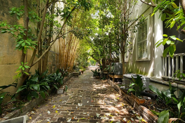 exterior space with fence