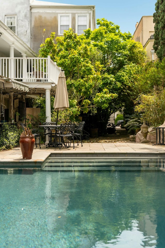 view of pool