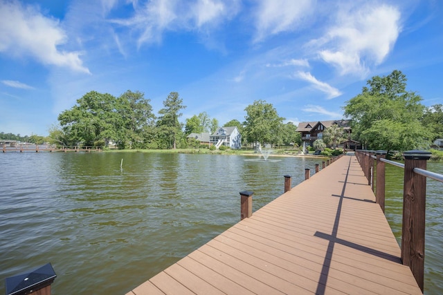 dock with a water view