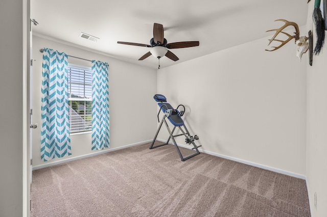 9009 Chato Ct, Summerville, SC 29483 - carpeted spare room with ceiling fan and baseboards