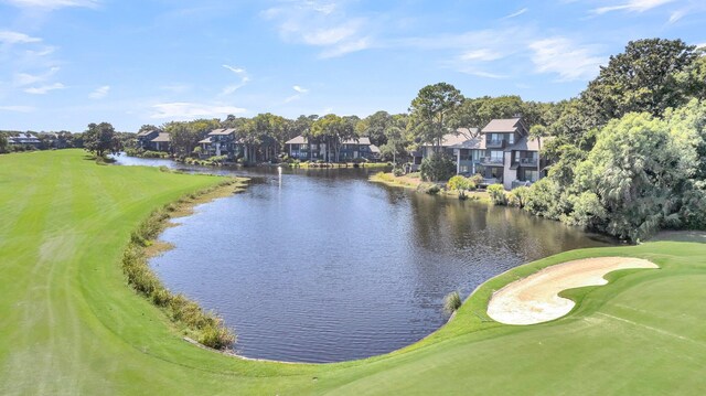 view of home's community featuring a water view