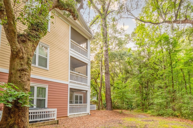 300 Bucksley Ln Unit 102, Charleston, SC 29492 - rear view of house featuring a balcony