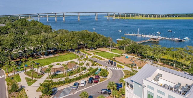 300 Bucksley Ln Unit 102, Charleston, SC 29492 - aerial view of a notable bridge and a nearby body of water