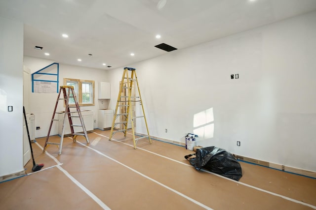 view of workout room