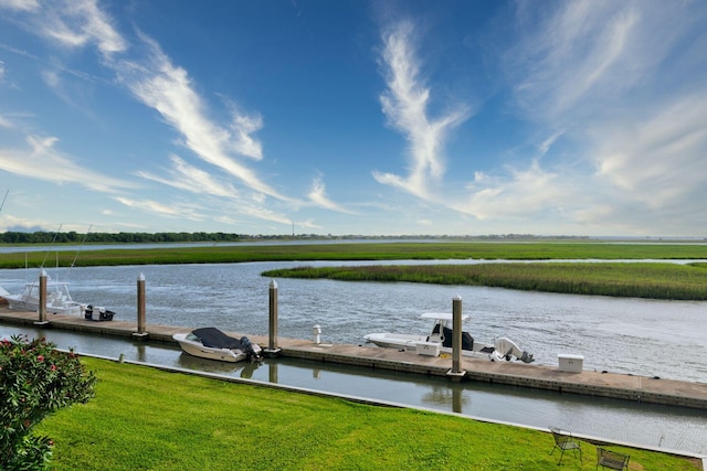 1646 Marsh Harbor Ln, Mount Pleasant, SC 29464 - dock area with a water view