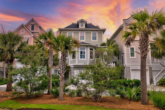 1646 Marsh Harbor Ln, Mount Pleasant, SC 29464 - coastal home featuring stairs and a garage