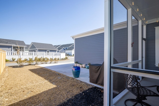 view of yard with a patio