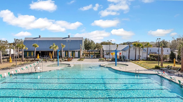 community pool featuring a patio