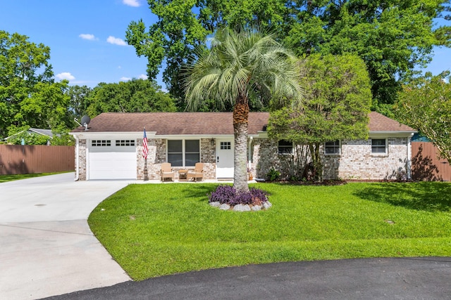 1990 Butternut St, Charleston, SC 29414 - view of front facade with driveway, an attached garage, and a shingled roof