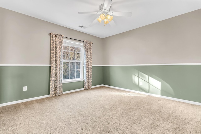 319 Deep River Rd, Summerville, SC 29486 - empty room with carpet flooring and ceiling fan