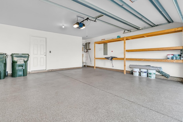 319 Deep River Rd, Summerville, SC 29486 - garage featuring electric panel and a garage door opener