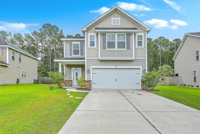 1350 Wild Goose Trl, Summerville, SC 29483 - view of front of property with an attached garage, driveway, and stone siding