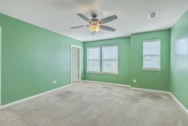 1350 Wild Goose Trl, Summerville, SC 29483 - empty room featuring a ceiling fan and carpet floors