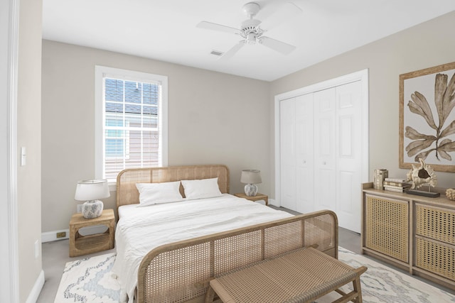 1025 Mathis Ferry Rd, Mount Pleasant, SC 29464 - carpeted bedroom featuring a closet and ceiling fan