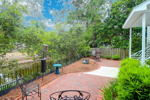 1025 Mathis Ferry Rd, Mount Pleasant, SC 29464 - view of patio featuring view of wooded area