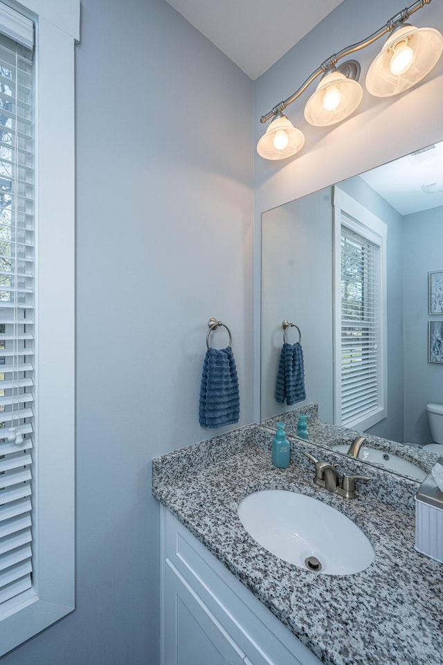 414 Hamlet Cir, Goose Creek, SC 29445 - bathroom with vanity and toilet