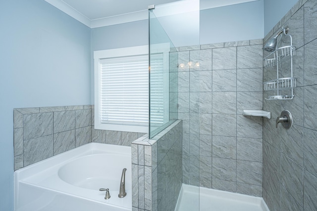 414 Hamlet Cir, Goose Creek, SC 29445 - full bath featuring a tile shower and a bath