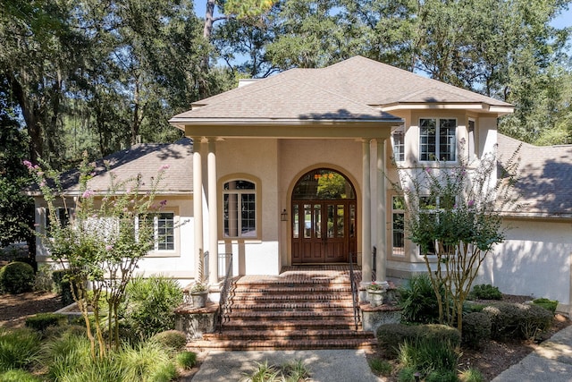 view of front of home