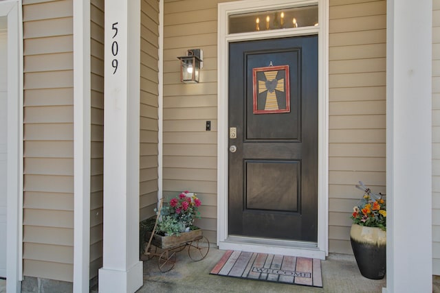 view of property entrance