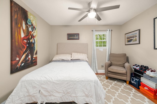 507 Stinson Dr Unit B3, Charleston, SC 29407 - bedroom featuring wood finished floors and ceiling fan