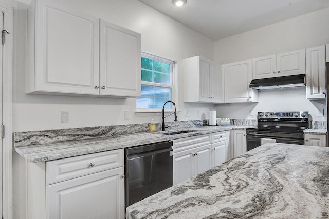 4818 Buttercup Way, Summerville, SC 29485 - kitchen featuring appliances with stainless steel finishes, a sink, under cabinet range hood, and white cabinetry