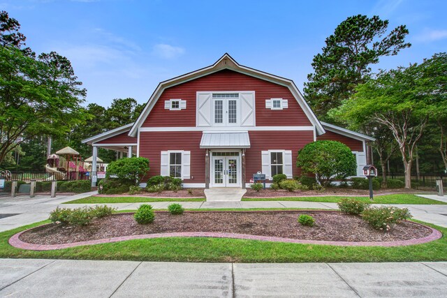 4818 Buttercup Way, Summerville, SC 29485 - colonial inspired home featuring french doors and a gambrel roof