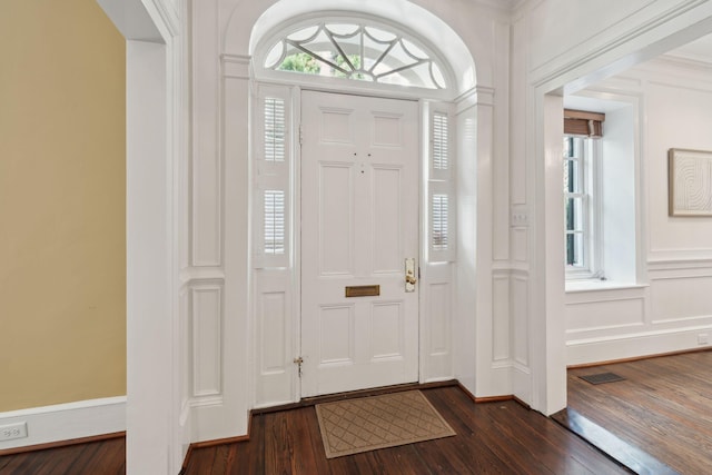2 Bedons Aly, Charleston, SC 29401 - entryway featuring dark wood-style floors and plenty of natural light