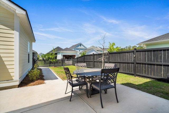 113 Grimball St, Summerville, SC 29486 - view of patio / terrace with outdoor dining space and a residential view