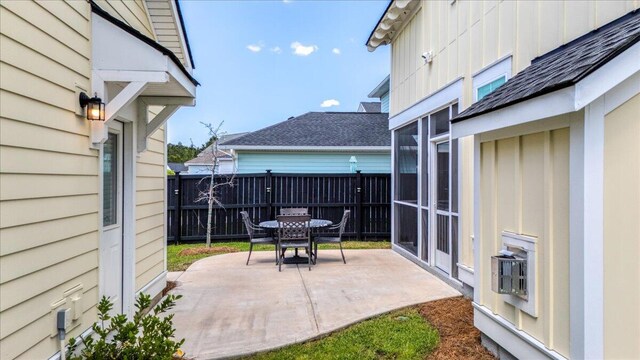 113 Grimball St, Summerville, SC 29486 - view of patio featuring fence