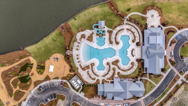 113 Grimball St, Summerville, SC 29486 - aerial overview of property's location featuring a pool