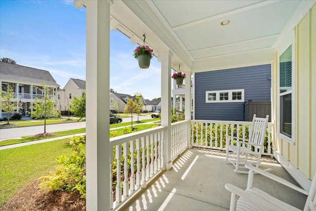 113 Grimball St, Summerville, SC 29486 - balcony with covered porch and a residential view