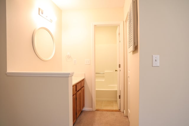 403 Sunny Side Way, Summerville, SC 29485 - bathroom featuring vanity, a bath, and baseboards
