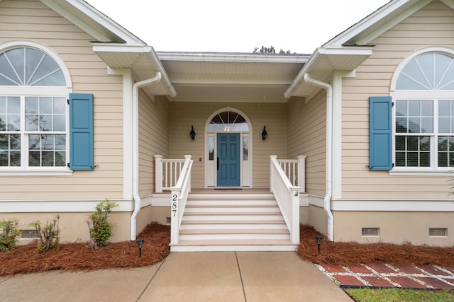 287 Commonwealth Rd, Mount Pleasant, SC 29466 - doorway to property with crawl space