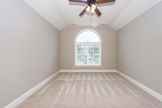 287 Commonwealth Rd, Mount Pleasant, SC 29466 - empty room with a ceiling fan, light colored carpet, and visible vents