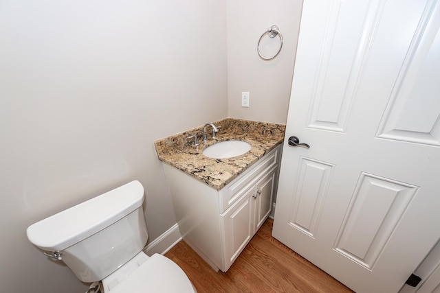 287 Commonwealth Rd, Mount Pleasant, SC 29466 - bathroom featuring toilet, wood finished floors, and vanity