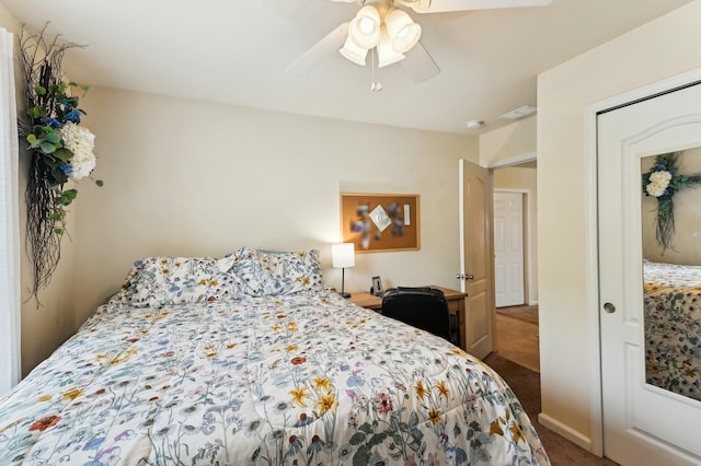 161 Brittondale Rd, Summerville, SC 29485 - bedroom featuring ceiling fan and carpet