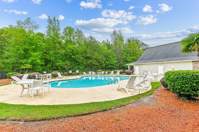 161 Brittondale Rd, Summerville, SC 29485 - pool with a patio and fence