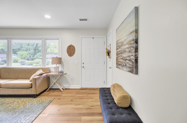 1515 Mulberry St, Charleston, SC 29407 - foyer with light wood-style floors, recessed lighting, and baseboards