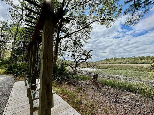 exterior space featuring a rural view