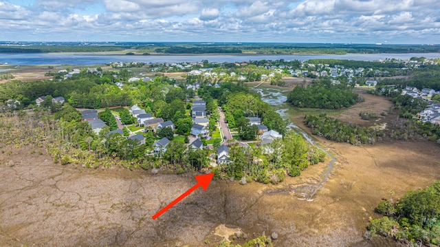 2301 N Creek Dr, Mount Pleasant, SC 29466 - aerial view of property's location featuring a nearby body of water and nearby suburban area