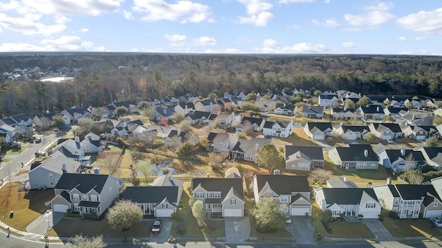 drone / aerial view featuring a residential view