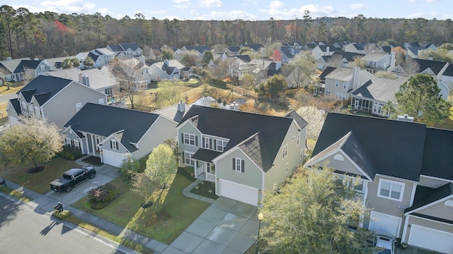 bird's eye view featuring a residential view