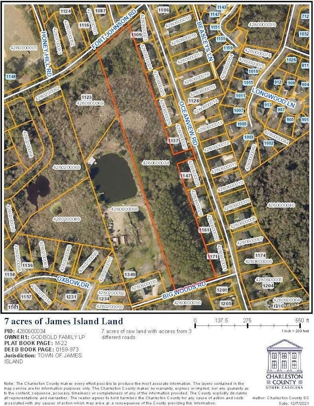 0 Fort Johnson Rd, James Island SC, 29412 land for sale