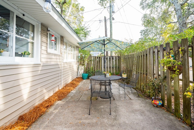 view of patio / terrace